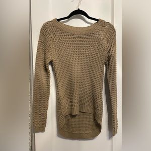 Tan sweater slim fit